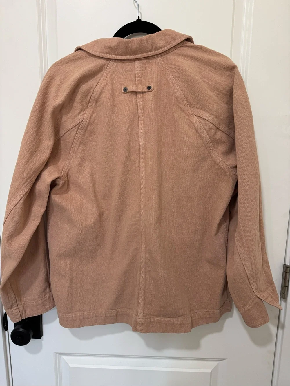 Madewell Utility Jacket in Blush Pink - Picture 2 of 5